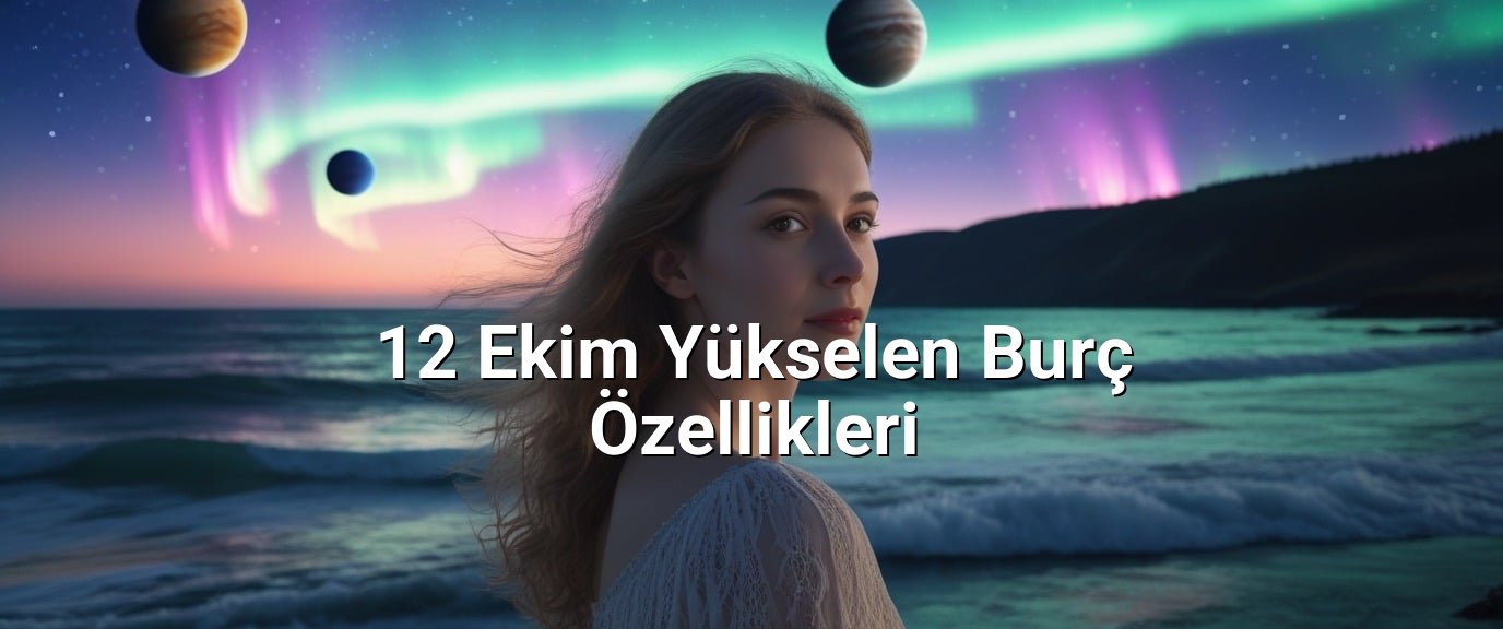 12 Ekim Yükselen Burç Özellikleri