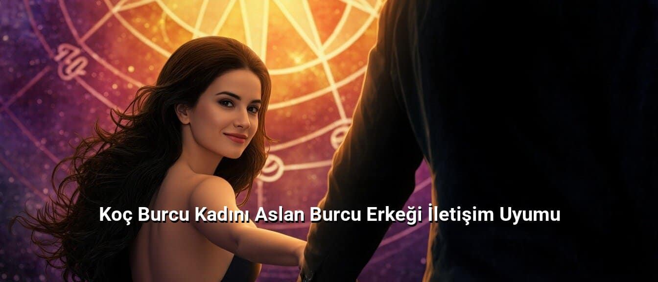 koc burcu kadini aslan burcu erkegi iletisim uyumu burc gorseli